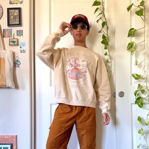 Boho Cream Billabong Sweater